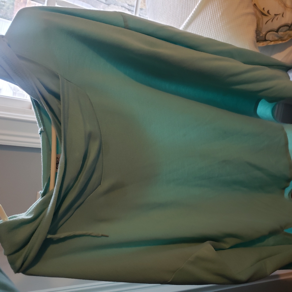 Teal Athletic Hoodie